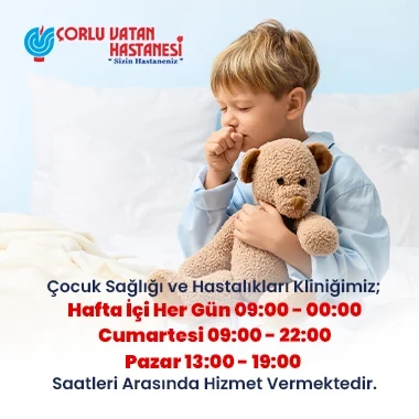 ÇOCUKLARINIZIN SAĞLIĞI İÇİN HER GÜN YANINIZDAYIZ.