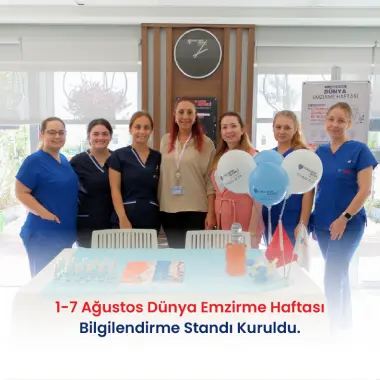 1-7 AĞUSTOS DÜNYA EMZİRME HAFTASI STANDI KURULDU.