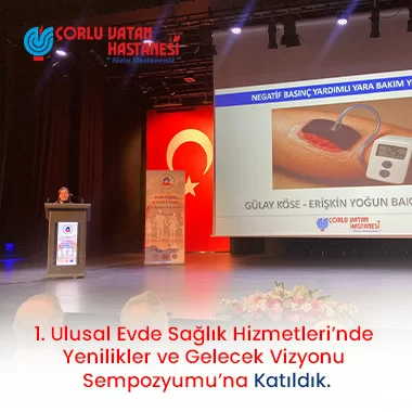 ULUSAL EVDE SAĞLIK HİZMETLERİ’NDE YENİLİKLER VE GELECEK VİZYONU SEMPOZYUMU’NA KATILDIK.