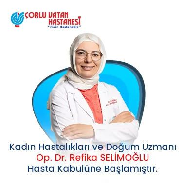 KADIN HASTALIKLARI VE DOĞUM UZMANI - OP. DR. REFİKA SELİMOĞLU.