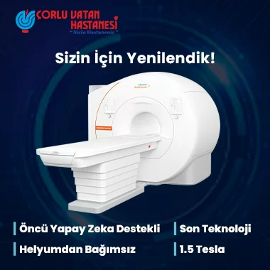 YENİLENEN MR CİHAZIMIZ İLE HİZMETİNİZDEYİZ.