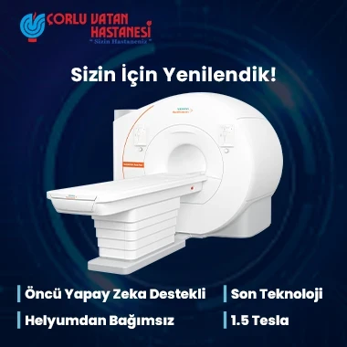 YENİLENEN MR CİHAZIMIZ İLE HİZMETİNİZDEYİZ.