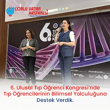 6. ULUSAL TIP ÖĞRENCİ KONGRESİ’NDE TIP ÖĞRENCİLERİNİN BİLİMSEL YOLCULUĞUNA DESTEK VERDİK.