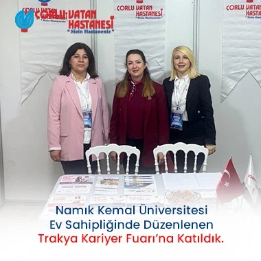 NAMIK KEMAL ÜNİVERSİTESİ EV SAHİPLİĞİNDE DÜZENLENEN TRAKYA KARİYER FUARI'NA KATILDIK.