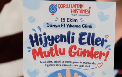 15 Ekim Dünya El Yıkama Günü İçin Stant Kurduk.