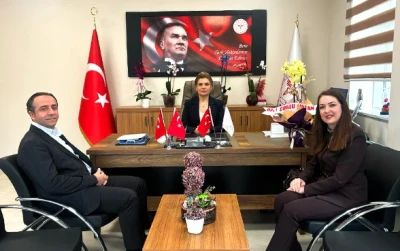 İlçe Sağlık Müdürü Dr. Feride Neval Solakoğlu’nu Ziyaret Ettik