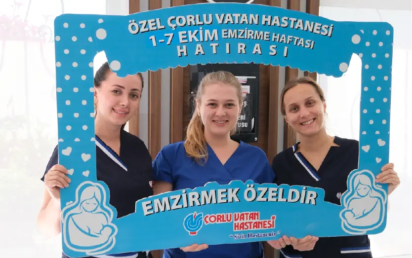 1-7 Ekim Emzirme Haftası İçin Stant Kurduk.