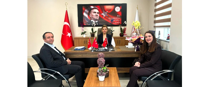 İlçe Sağlık Müdürü Dr. Feride Neval Solakoğlu’nu Ziyaret Ettik
