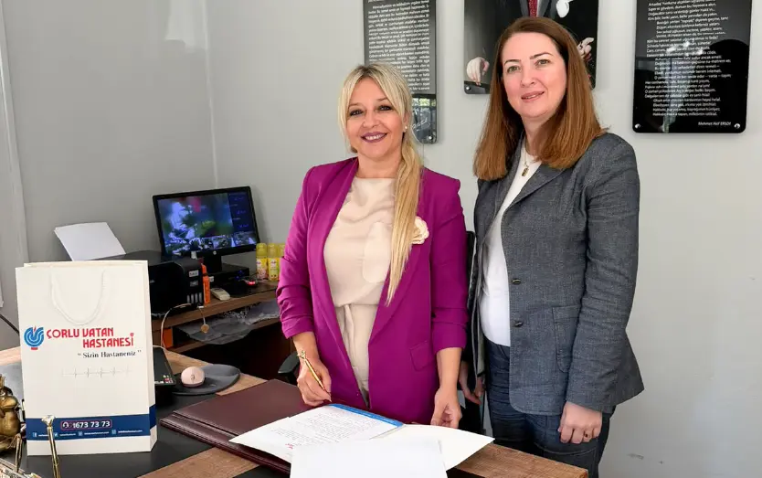 Menekşe Kadın Eğitim Merkezi ile Sağlık Hizmetleri İş Birliği Protokolü İmzaladık.