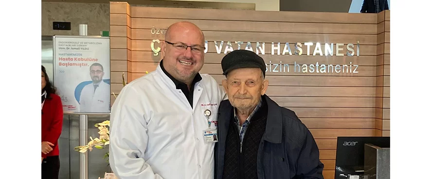 91 Yaşındaki Hastamıza Thulium Lazer ile Kapalı Prostat Ameliyatı Yapıldı.