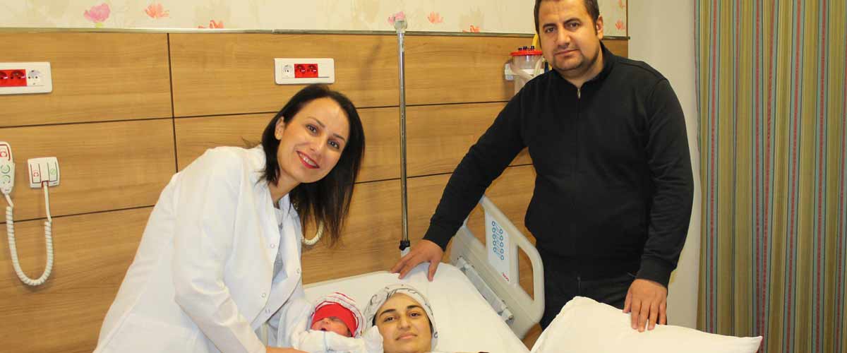 Hastanemizde 2018’nin İlk Bebeği Hazar Bebek oldu