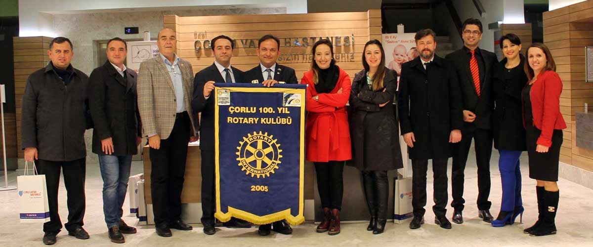 Çorlu Rotary 100. Yıl Kulübü Toplantısı Gerçekleştirildi