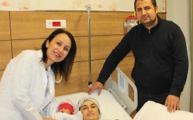 Hastanemizde 2018’nin İlk Bebeği Hazar Bebek oldu