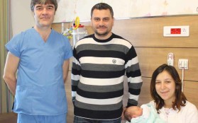 Hastanemizde 2017’nin İlk Bebeği Çınar Bebek Oldu
