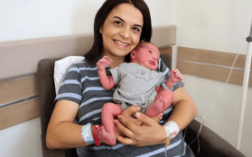 Rüzgar Bebeğin Annesiyle İlk Karşılaşması