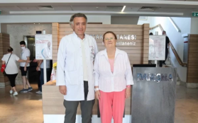 Tedavi İçin Antalya’dan Gelen Hasta Sağlığına Kavuştu