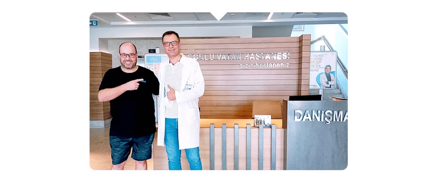 Sleeve Gastrektomi Ameliyatı İçin İsveç’ten Hastanemize Geldi