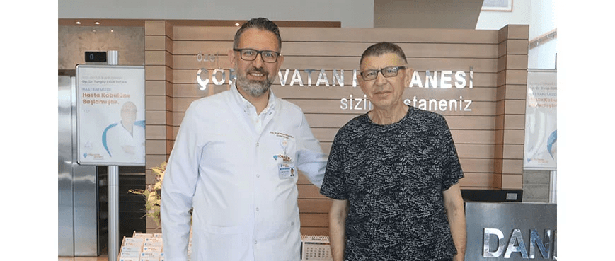 Hastamızın Büyüyen Prostat Dokusu ThuLEP (Thulium Lazer) Yöntemi Kullanılarak Temizlendi.