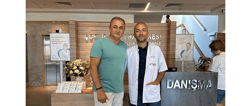 Hastamızın Kulak Zarındaki Delik Timpanoplasti Ameliyatı ile Onarılarak İşitme Kaybı Giderildi.