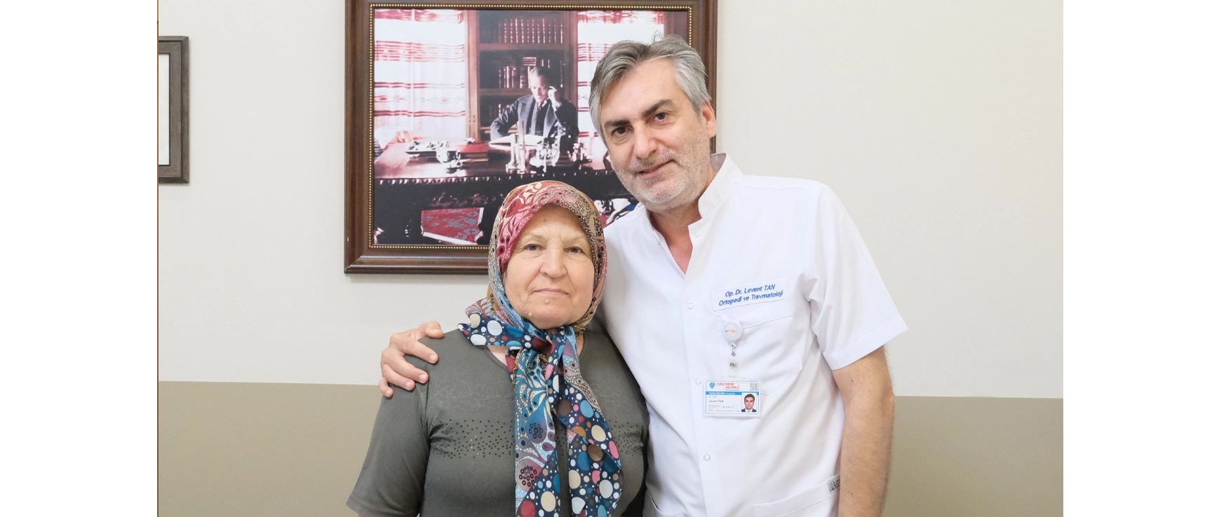 Hastamıza “Robotik Cerrahi ile Total Kalça Protezi Ameliyatı” Yapılmıştır.