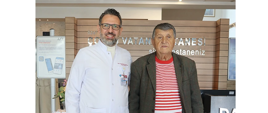 73 Yaşındaki Hastamıza Kapalı Prostat Ameliyatı Yapıldı