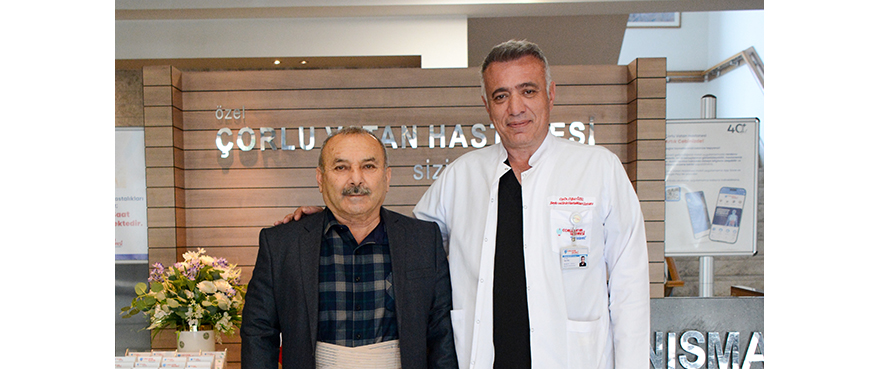 Van’dan Gelen Hastamıza Vidasız Dar Kanal Ameliyatı Yapıldı