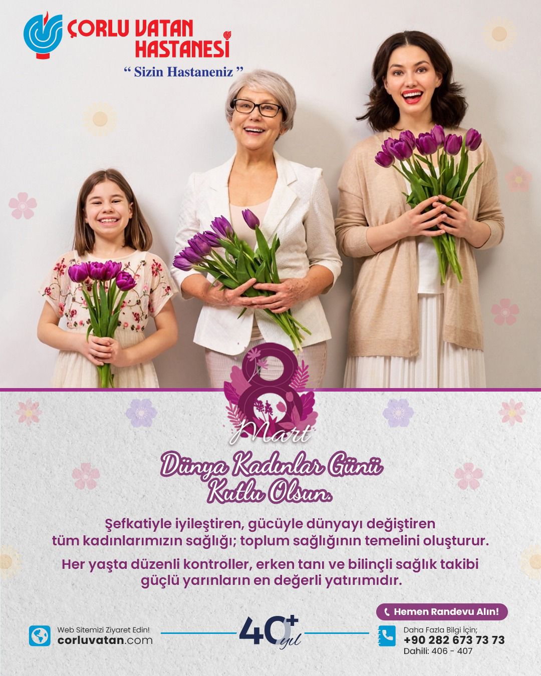 Dünya Kadınlar Günü Kutlu Olsun.